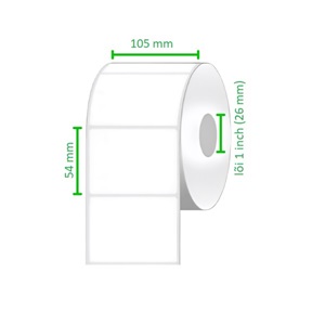Tem Decal PVC 105x54mm 50m
